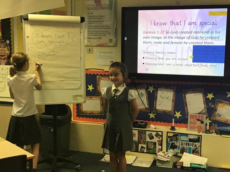 Children leading our weekly Learning Forum - child leadership